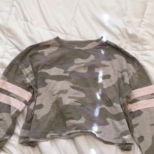 Camo Crop Top